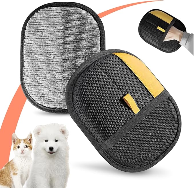 Pet Hair Removal Gloves (PACK OF 2)
